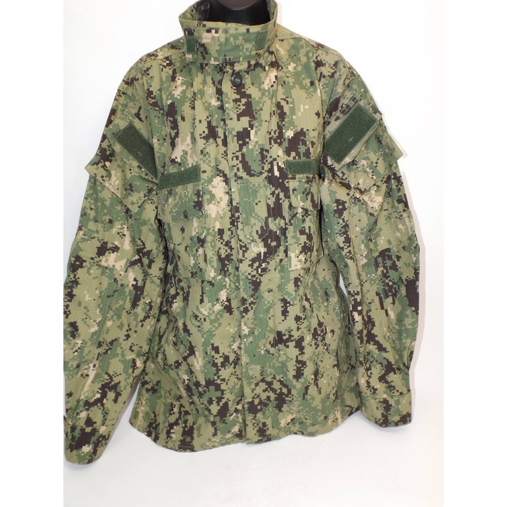 US‎ Naval Sea Cadet Green AOR2 digital Camouflage Uniform -adult  MEDIUM - LONG